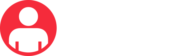© ÖBB Red circle with a stylized person