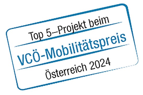 © VCÖ Schriftzug "Top 5-Projekt"
