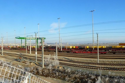 © ÖBB/Gerald Sturm View of the Freight Centre Vienna South, which is in operation since 2016.